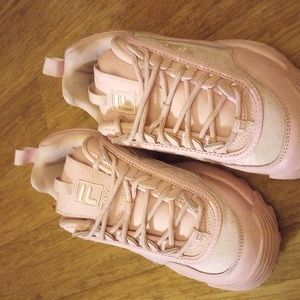 Fila sneakers. Pink on pink. Size 7.5  Make an offer!!